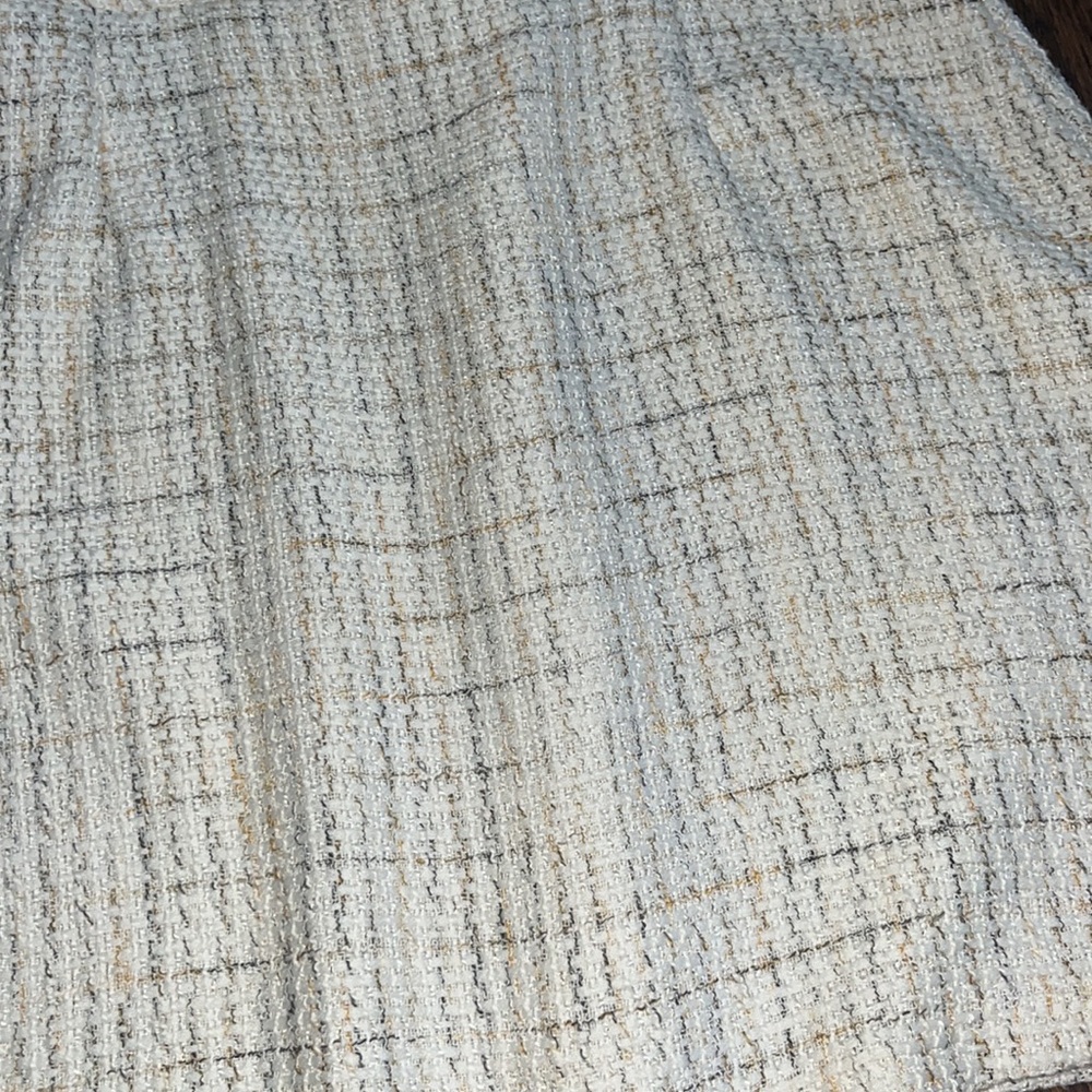 Zara Cream Tweed Dress with Gold Buttons - Picture 8 of 10